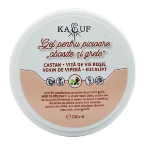 Gel pentru picioare obosite si grele, 200g, Kasuf