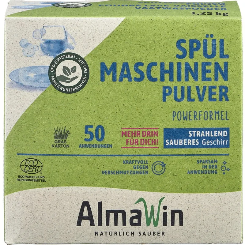 Detergent Pudra pentru Masina de Spalat Vase 1.25kg ALMAWIN — preț și oferte