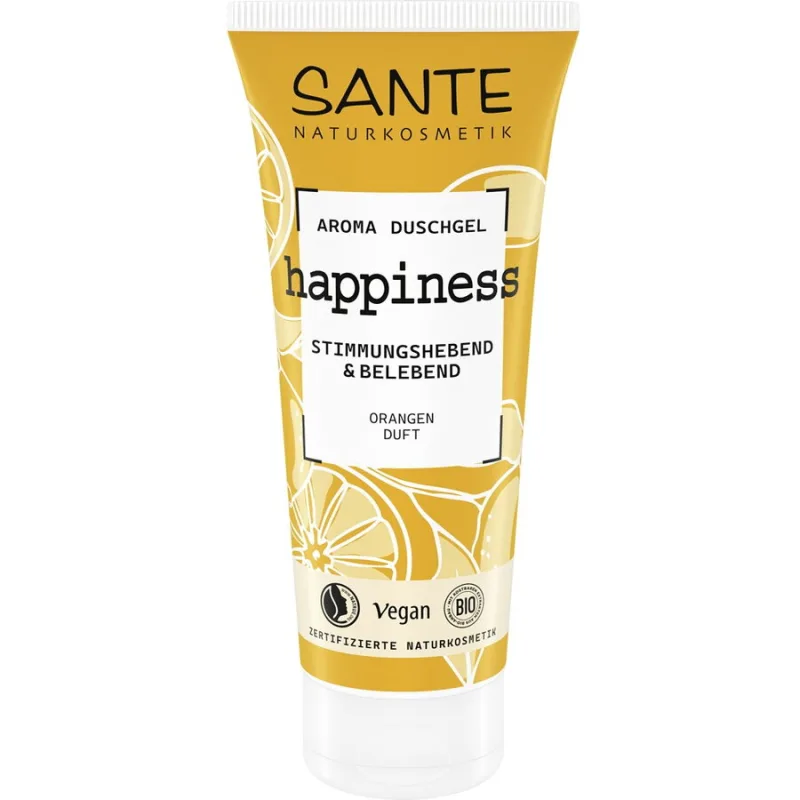 Gel de Dus cu Portocala Happiness 200ml SANTE — preț și oferte