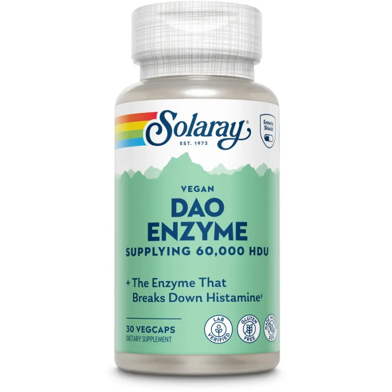 DAO Enzyme 30cps vegetale Solaray — preț și oferte