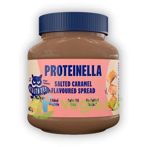 Crema Tartinabila Proteica cu Caramel Sarat Proteinella fara Zahar 360g — preț și oferte