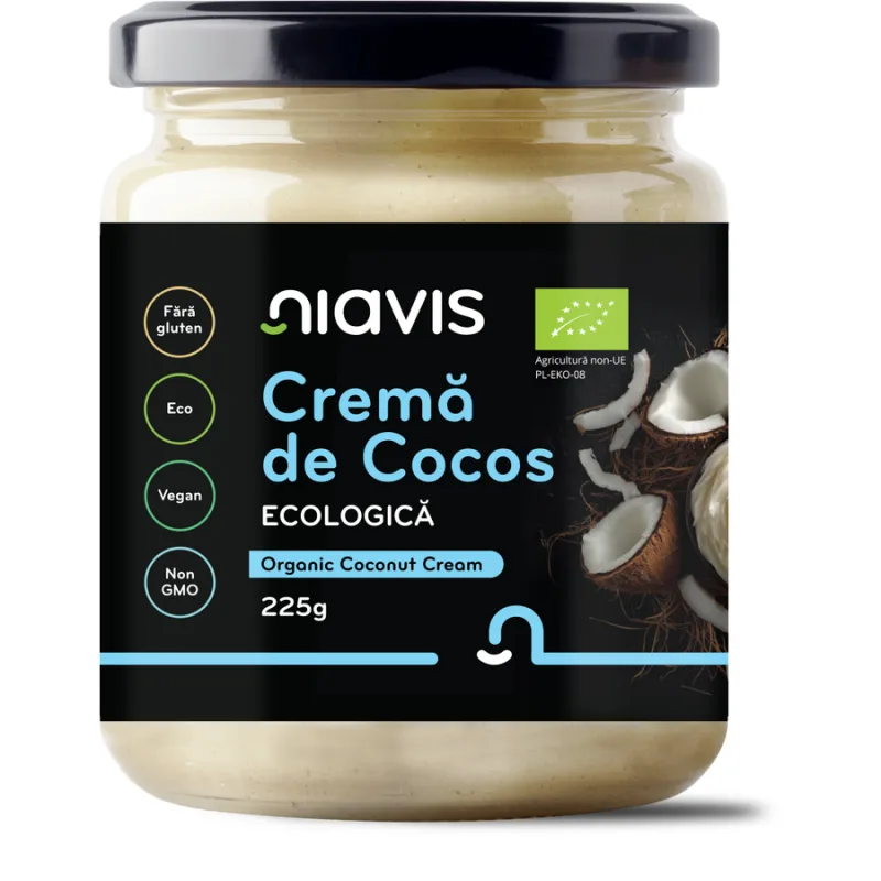 Crema de Cocos fara Gluten Ecologica/Bio 225g — preț și oferte