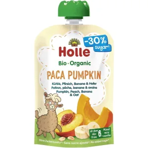Piure din Dovleac, Piersici, Banane si Ovaz pentru Copii +6 Luni fara Gluten Ecologic/Bio 100g