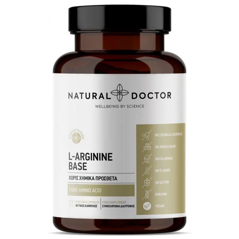 L-Arginine Base 120cps NATURAL&nbsp;DOCTOR — preț și oferte