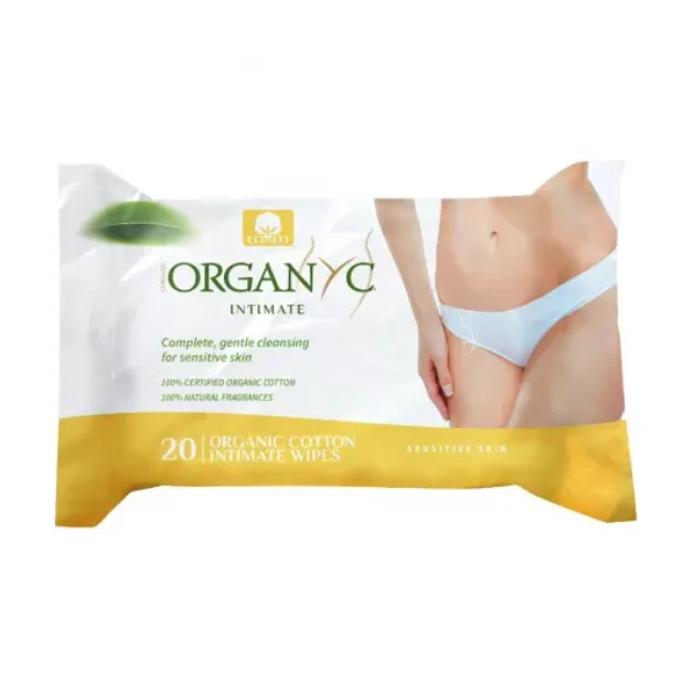 Servetele intime din bumbac organic, 20 bucati, Organyc — preț și oferte