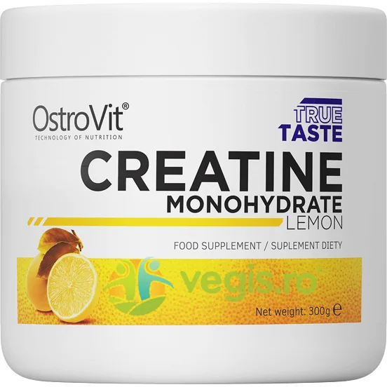Creatina Monohidrata cu Aroma de Lamaie 300g OSTROVIT — preț și oferte
