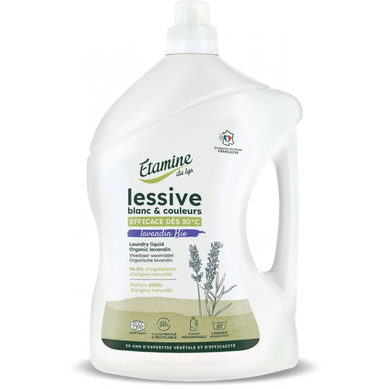 Detergenti pentru Rufe Albe si Colorate cu Parfum de Lavanda Format Mare 3L ETAMINE DU LYS — preț și oferte