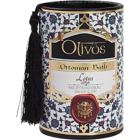 Sapun de Lux cu Ulei de Masline Extravirgin Otoman Lotus 2x100g OLIVOS — preț și oferte