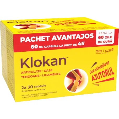Klokan (Articulatii, Oase, Tendoane, Ligamente) 60cps la pret de 45cps BIOPOL — preț și oferte