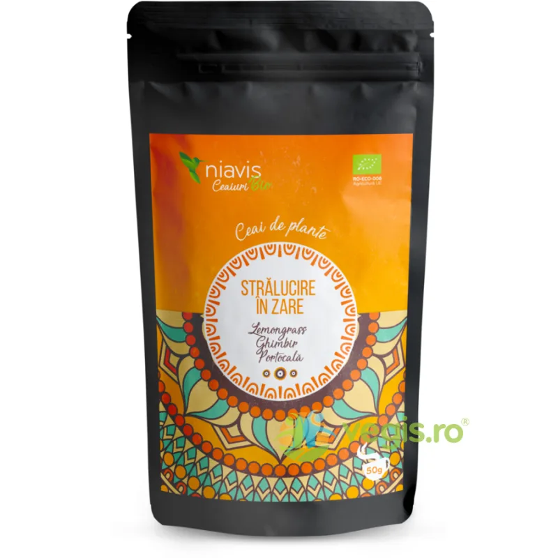 Ceai Stralucire in Zare Ecologic/Bio 50g NIAVIS — preț și oferte
