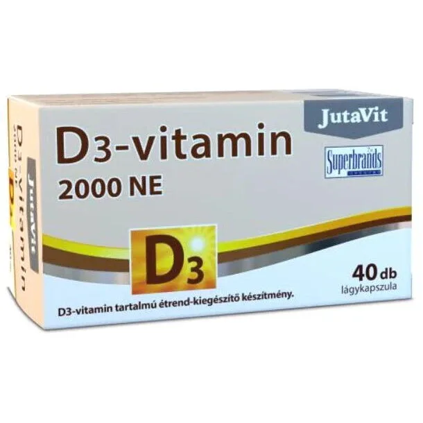 Vitamina D 2000NE (50µg) 40cps moi JUTAVIT — preț și oferte