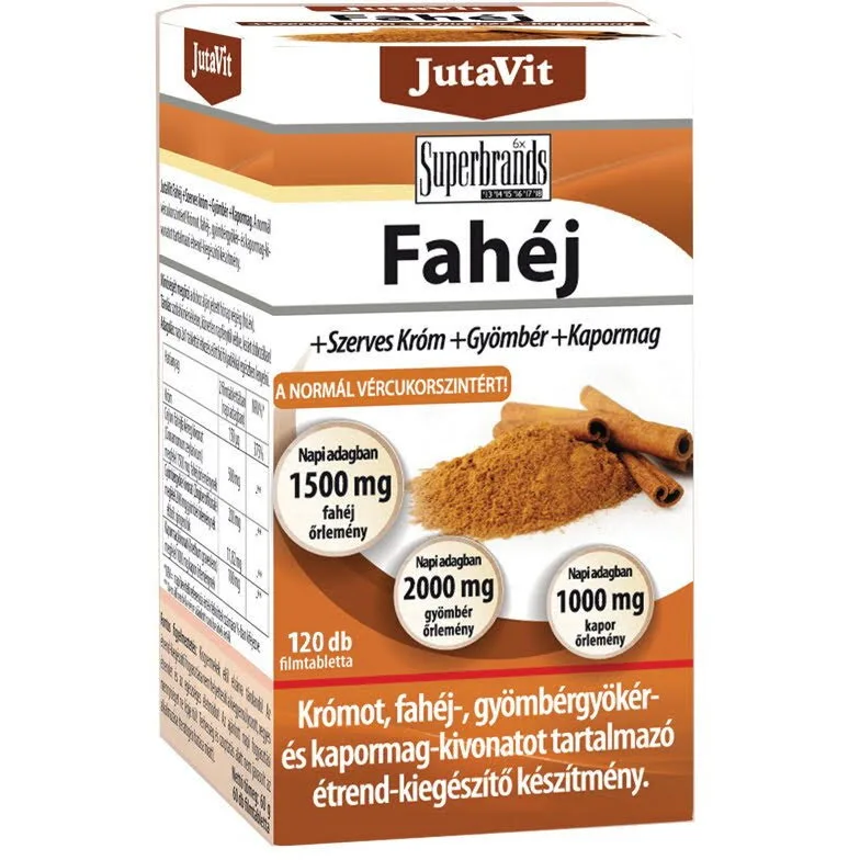 Scortisoara + Crom + Ghimbir + Seminte de Marar 120tb JUTAVIT — preț și oferte