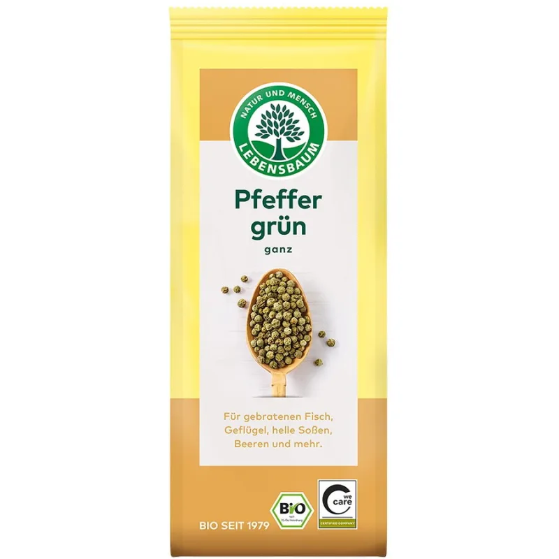Piper Verde Boabe Ecologic/Bio 35g LEBENSBAUM — preț și oferte