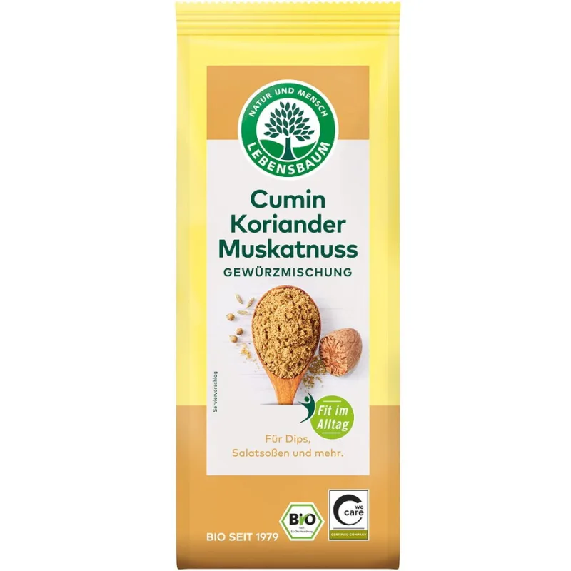 Mix de Chimen, Coriandru si Nucsoara Ecologic/Bio 45g LEBENSBAUM — preț și oferte
