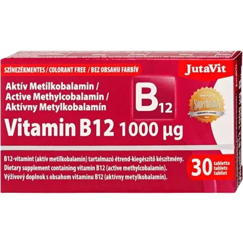 Vitamina B12 1000µg 30tb JUTAVIT — preț și oferte