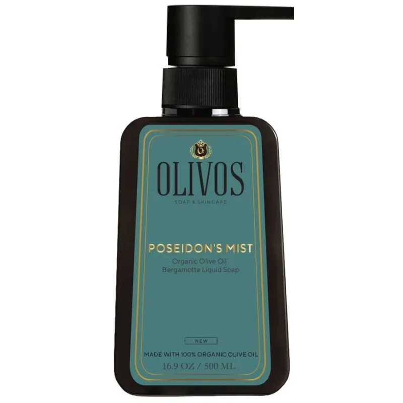 Sapun Lichid cu Ulei de Masline si Parfum de Bergamota Posidon's Mist 500ml OLIVOS — preț și oferte