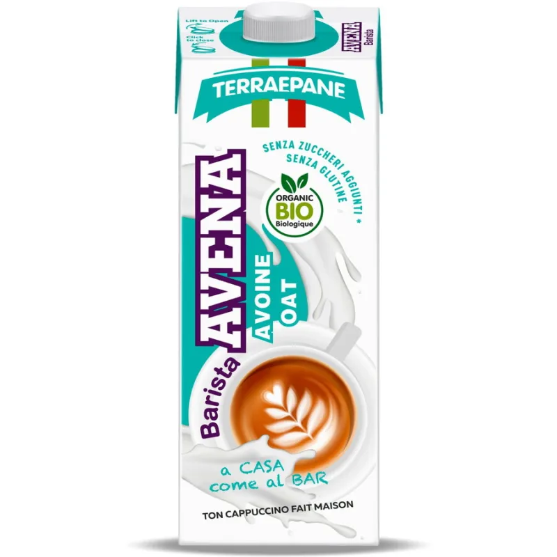 Bautura Vegetala Barista din Ovaz fara Gluten Ecologica/Bio 1L TERRAEPANE — preț și oferte