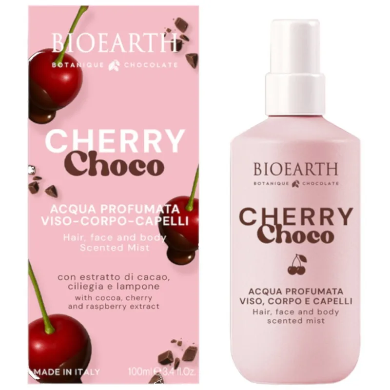Apa Parfumata pentru Ten, Corp si Par cu Ciocolata si Cirese Cherry Choco 100ml Bioearth — preț și oferte