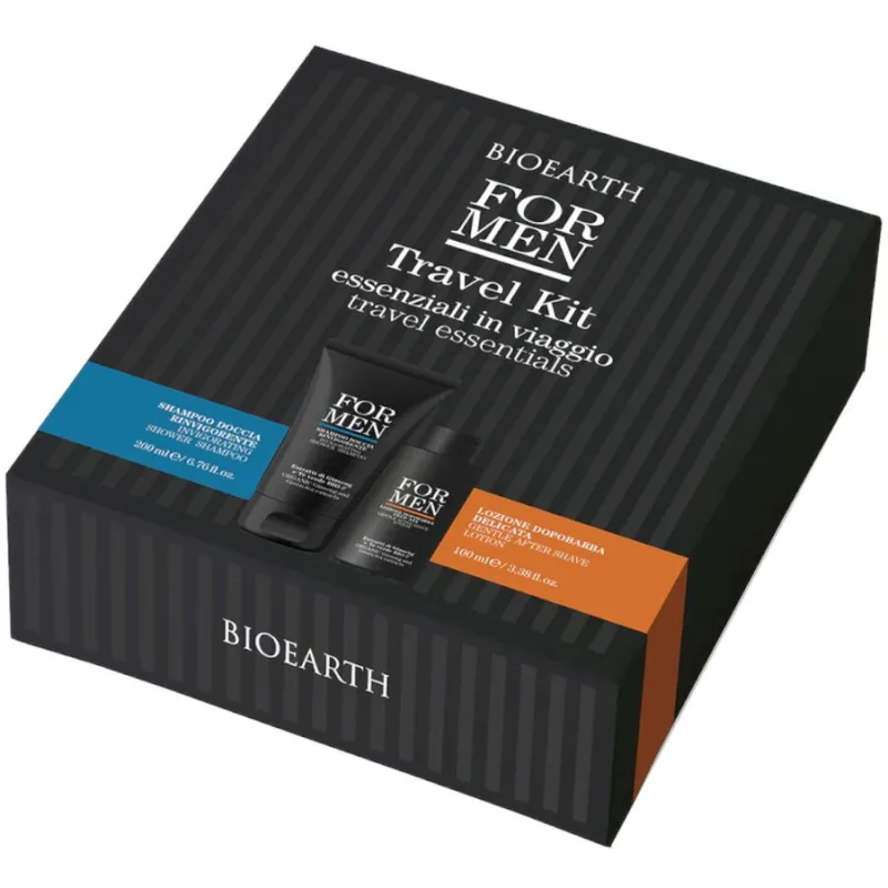 Set pentru Barbati Sampon si Gel de Dus 200ml + Lotiune Aftershave 100ml Bioearth — preț și oferte