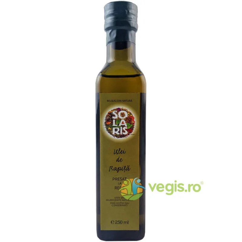 Ulei din Seminte de Rapita Presat la Rece 250ml SOLARIS — preț și oferte