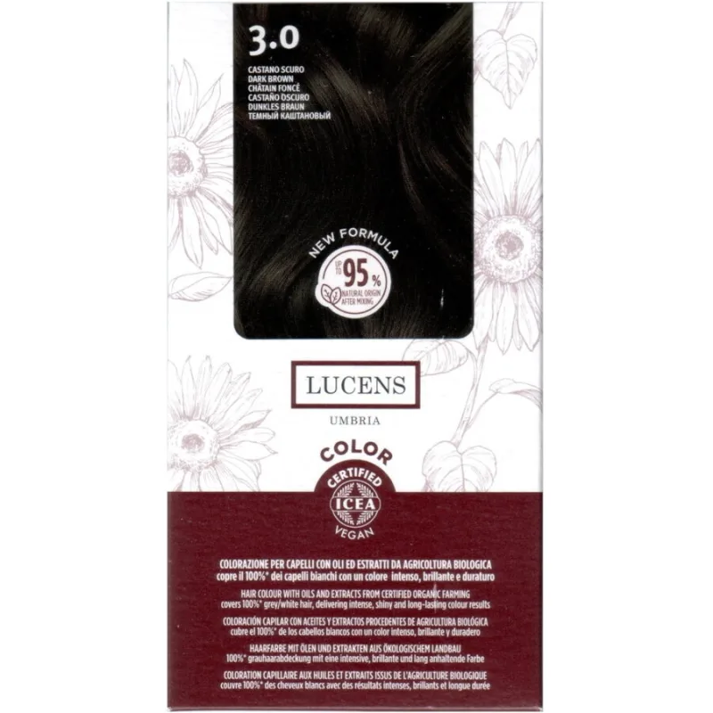 Vopsea de Par fara Amoniac Saten Inchis 3.0 50ml LUCENS UMBRIA — preț și oferte