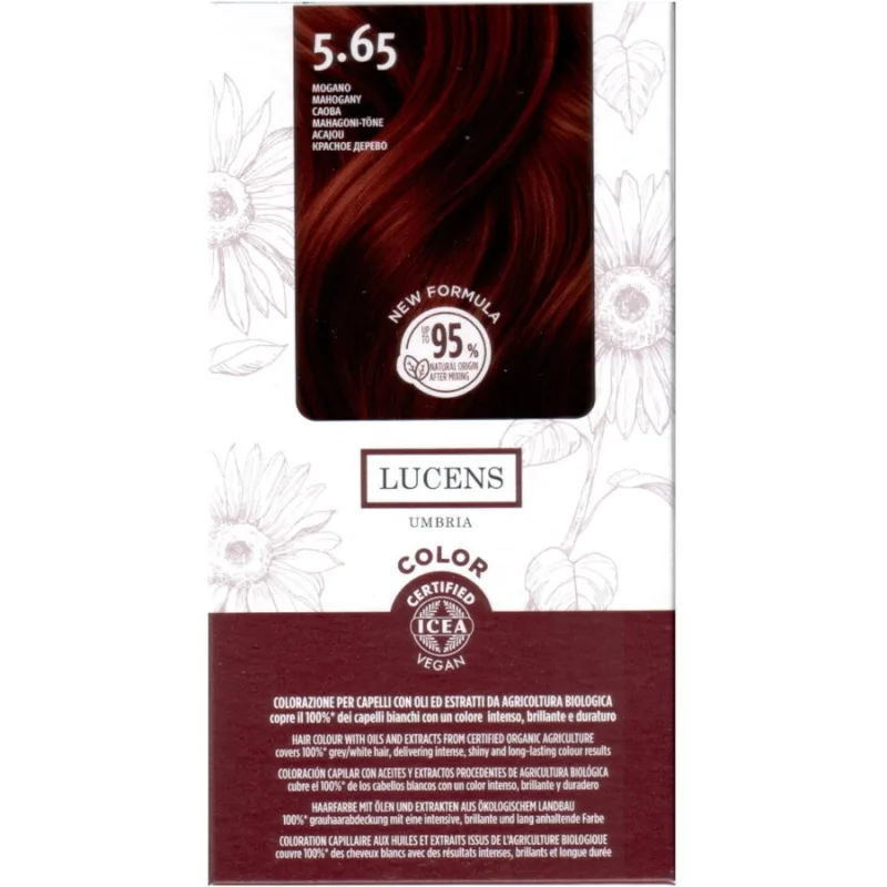 Vopsea de Par fara Amoniac Mahon 5.65 50ml LUCENS UMBRIA — preț și oferte
