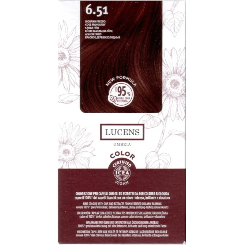 Vopsea de Par fara Amoniac Mahon Rece 6.51 50ml LUCENS UMBRIA — preț și oferte