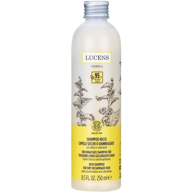 Sampon pentru Par Uscat cu Galbenele, Nalba si Rozmarin 250ml LUCENS UMBRIA — preț și oferte