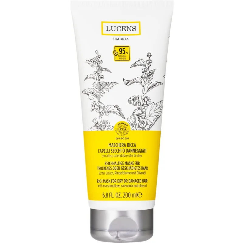 Masca pentru Par Uscat cu Ulei de Masline si Galbenele 200ml LUCENS UMBRIA — preț și oferte