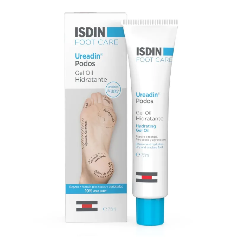 Gel-ulei hidratant pentru picioare Ureadin Podos, 75 ml, Isdin — preț și oferte
