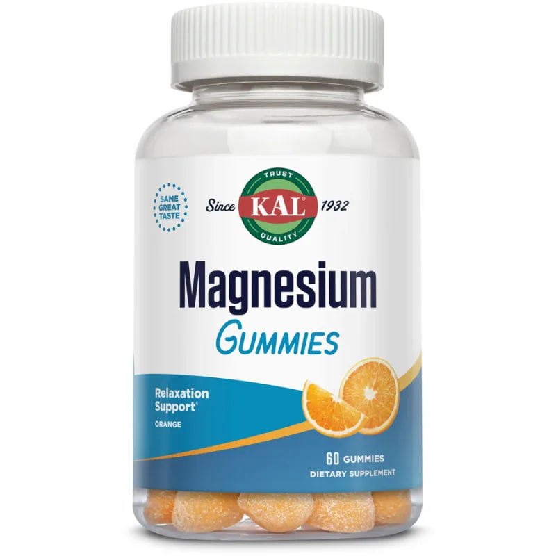 Magnesium Gummies Jeleuri cu Gust de Portocale 60 jeleuri Secom, Kal — preț și oferte
