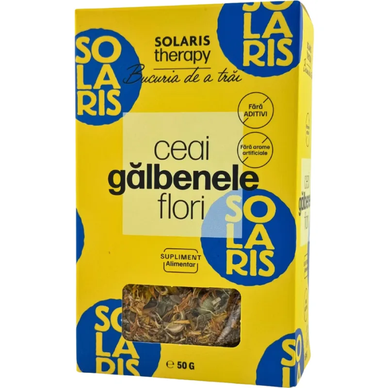 Ceai de Galbenele Flori 50g SOLARIS — preț și oferte