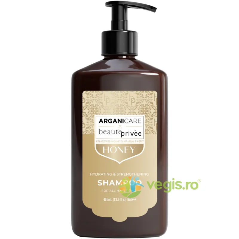 Sampon Hidratant si Fortifiant cu Ulei de Argan si Miere 400ml ARGANICARE — preț și oferte