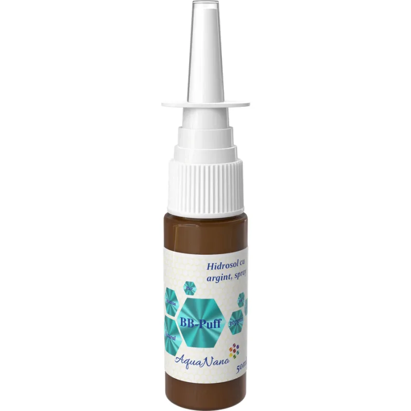Hidrosol de Argint BB Puff cu Atomizor 30ppm 50ml AGHORAS — preț și oferte