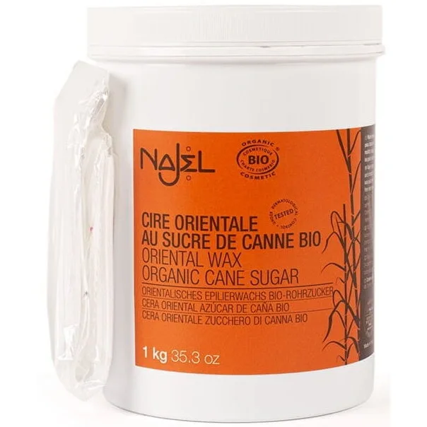 Ceara Orientala cu Zahar din Trestie pentru Epilare Naturala Ideala pentru Pielea Sensibila 1kg NAJEL — preț și oferte