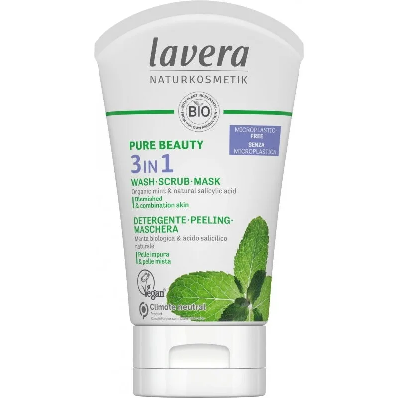 Gel de Curatare, Scrub si Masca 3 in 1 Purificator Antiacnee 125ml LAVERA — preț și oferte