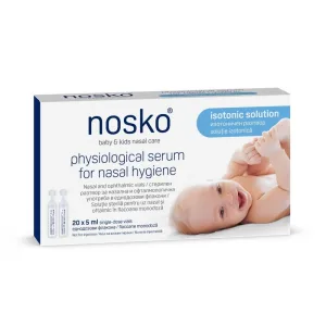 Ser Fiziologic pentru Igiena Nazala Copii 20 monodoze x 5ml