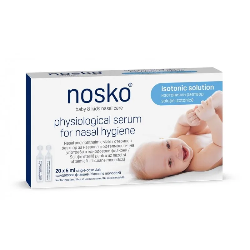 Ser Fiziologic pentru Igiena Nazala Copii 20 monodoze x 5ml LABORATOIRE UNITHER — preț și oferte