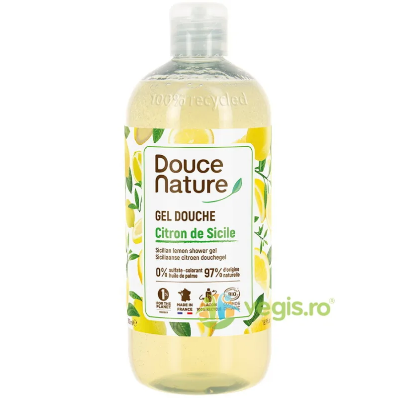 Gel de Dus cu Lamaie de Sicilia Bio 500ml DOUCE NATURE — preț și oferte