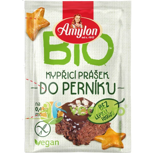 Praf de Copt cu Condimente de Turta Dulce fara Gluten Ecologic/Bio 18g AMYLON — preț și oferte