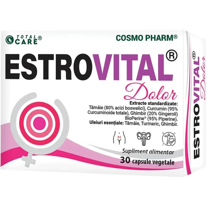 Estrovital Dolor 30cps vegetale COSMO PHARM — preț și oferte