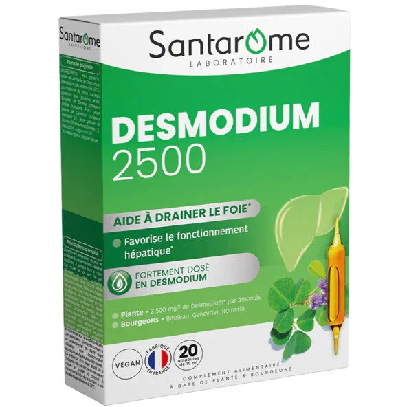 Desmodium 2500 20 fiole SANTAROME — preț și oferte