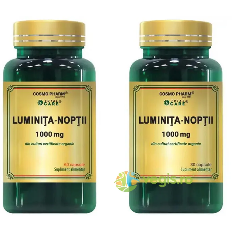 Pachet Luminita Noptii 1000mg 60cps + 30cps COSMO PHARM — preț și oferte