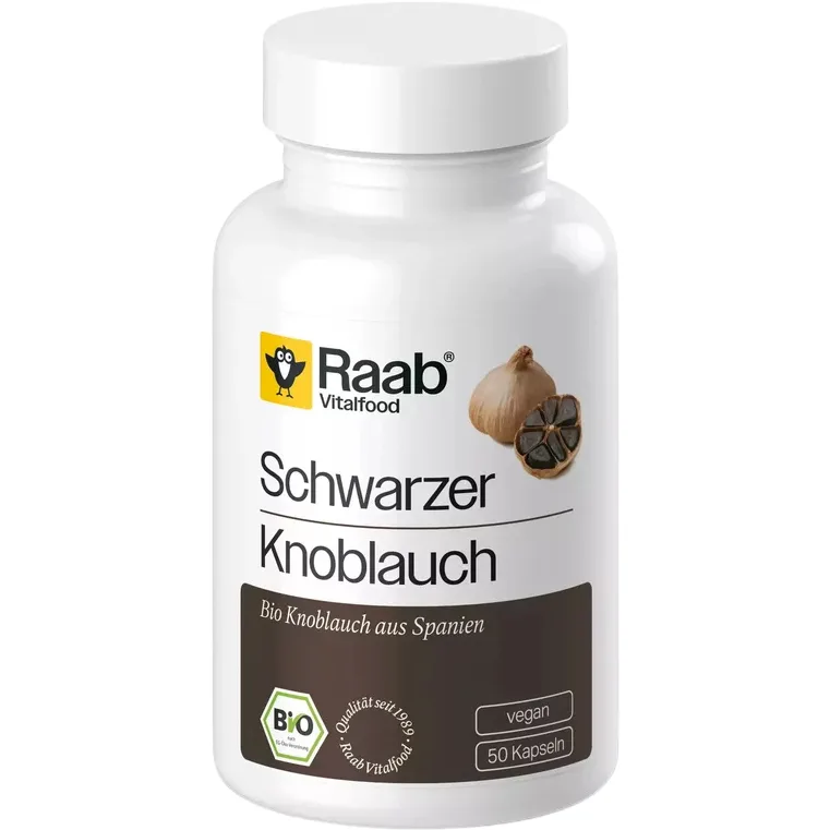 Usturoi Negru Bio 500mg 50cps RAAB — preț și oferte