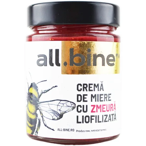 Crema de Miere cu Zmeura Liofilizata 300g — preț și oferte