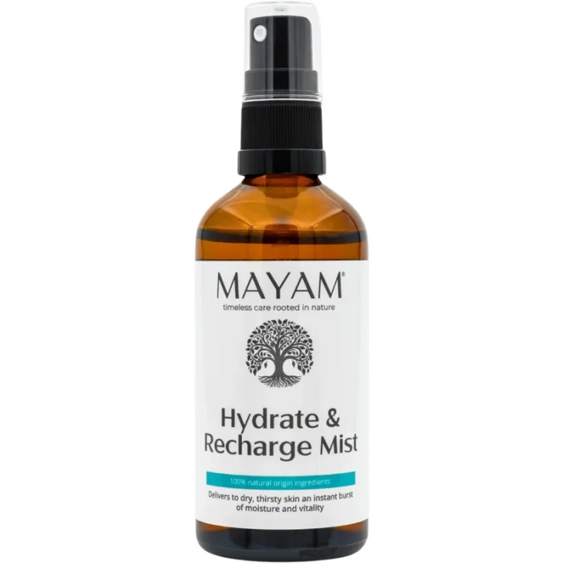 Tonic Facial Hidratant si Revigorant cu Apa de Hamamelis, Trandafir si Melissa 100ml MAYAM — preț și oferte