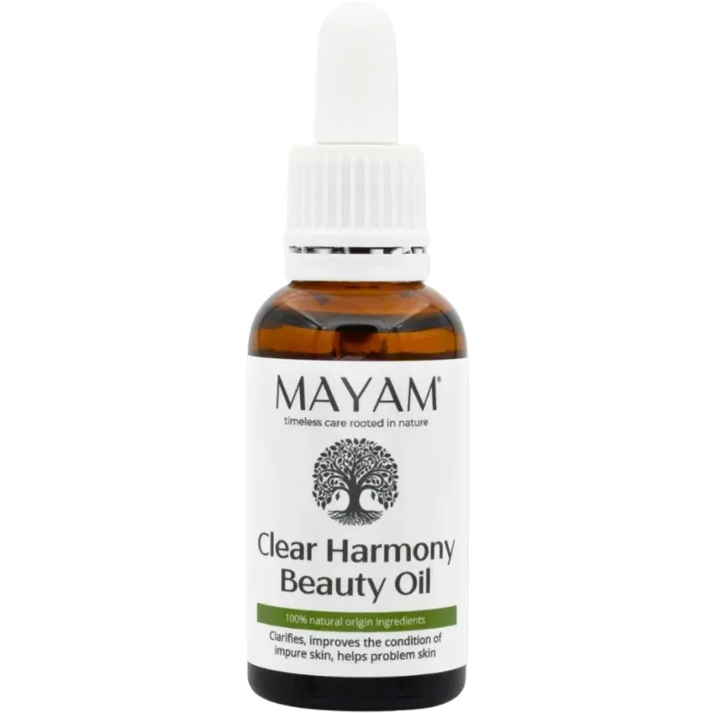 Ulei Facial Purifiant si Echilibrant cu Ulei de Jojoba, Chimen Negru si Luminita Serii 30ml MAYAM — preț și oferte