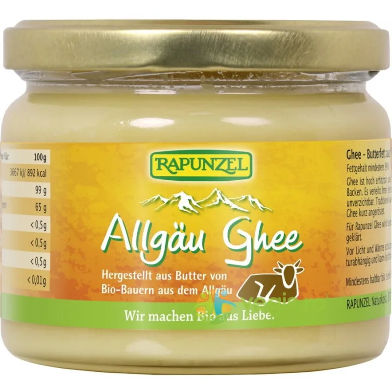 Grasime din Unt - Allgau Ghee Ecologica/Bio 250g Rapunzel — preț și oferte