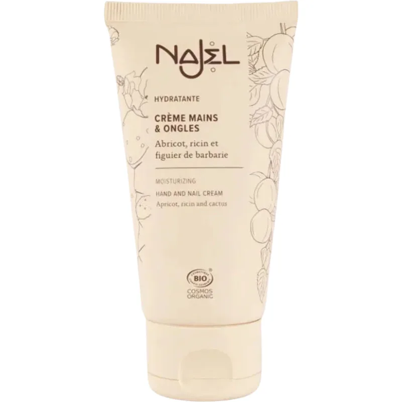 Crema Hidratanta pentru Maini si Unghii cu Uei de Caise, Ricin si Cactus fara Parfum Bio 75ml — preț și oferte
