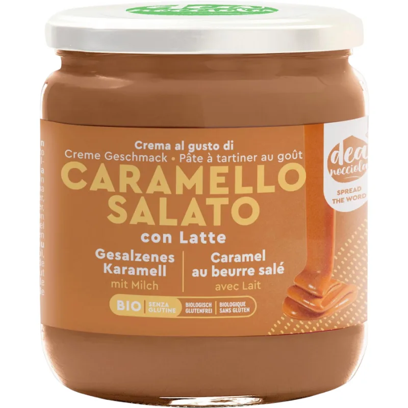 Crema de Caramel Sarat cu Alune de Padure si Lapte fara Gluten Ecologica/Bio 300g — preț și oferte